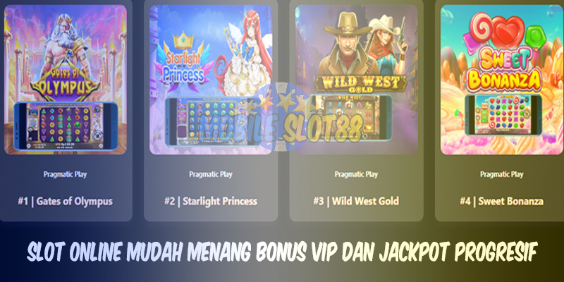 Slot Online Mudah Menang Bonus VIP dan Jackpot Progresif